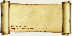 Anđela Vermezović vizit kartica